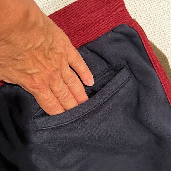 Twenty Montreal Athleisure Color block thick fleece Jogger Pants Size M - Picture 8 of 9